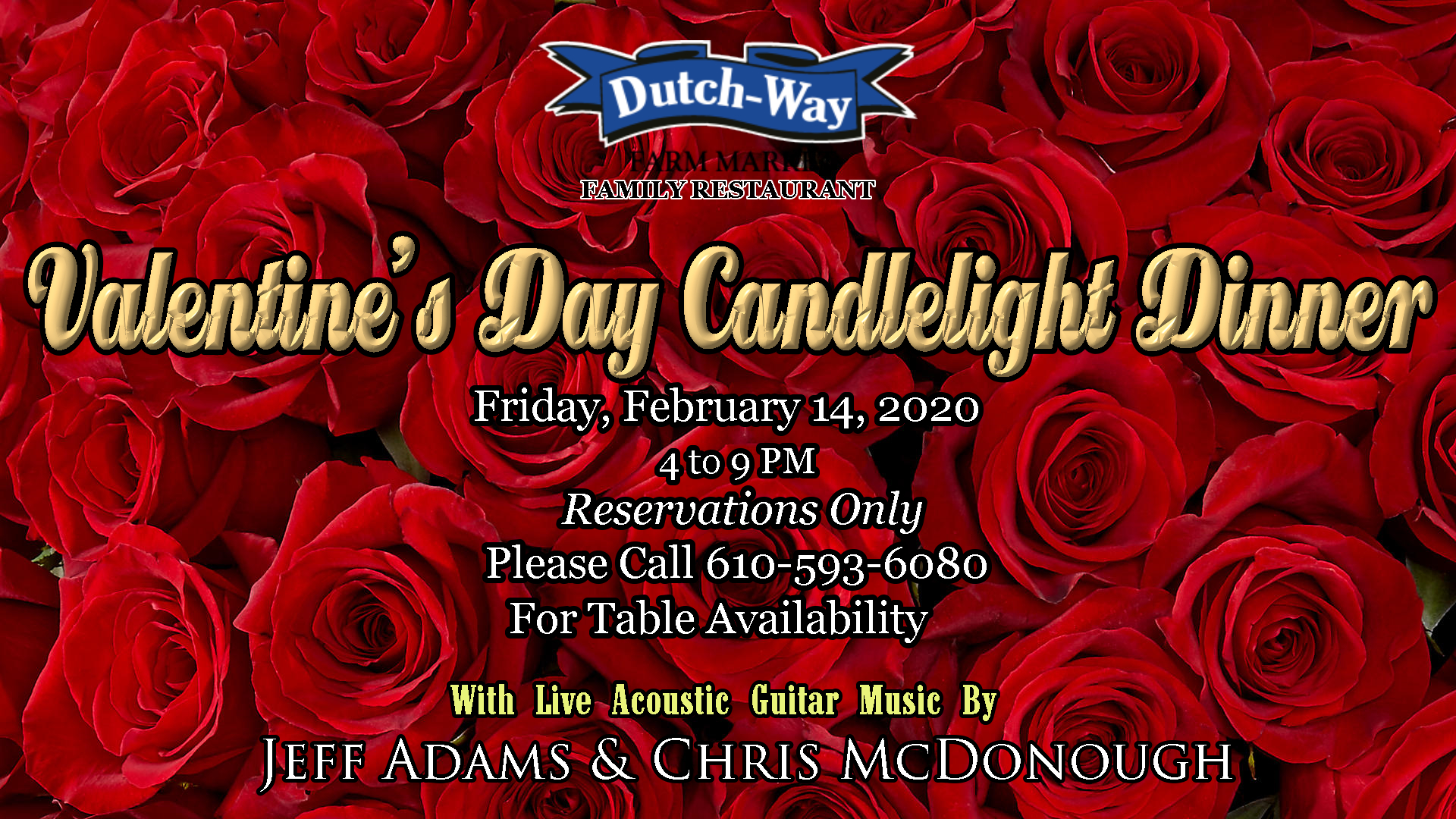 Adams & McDonough @ Dutch-Way's Candlelight Dinner, 2/14
