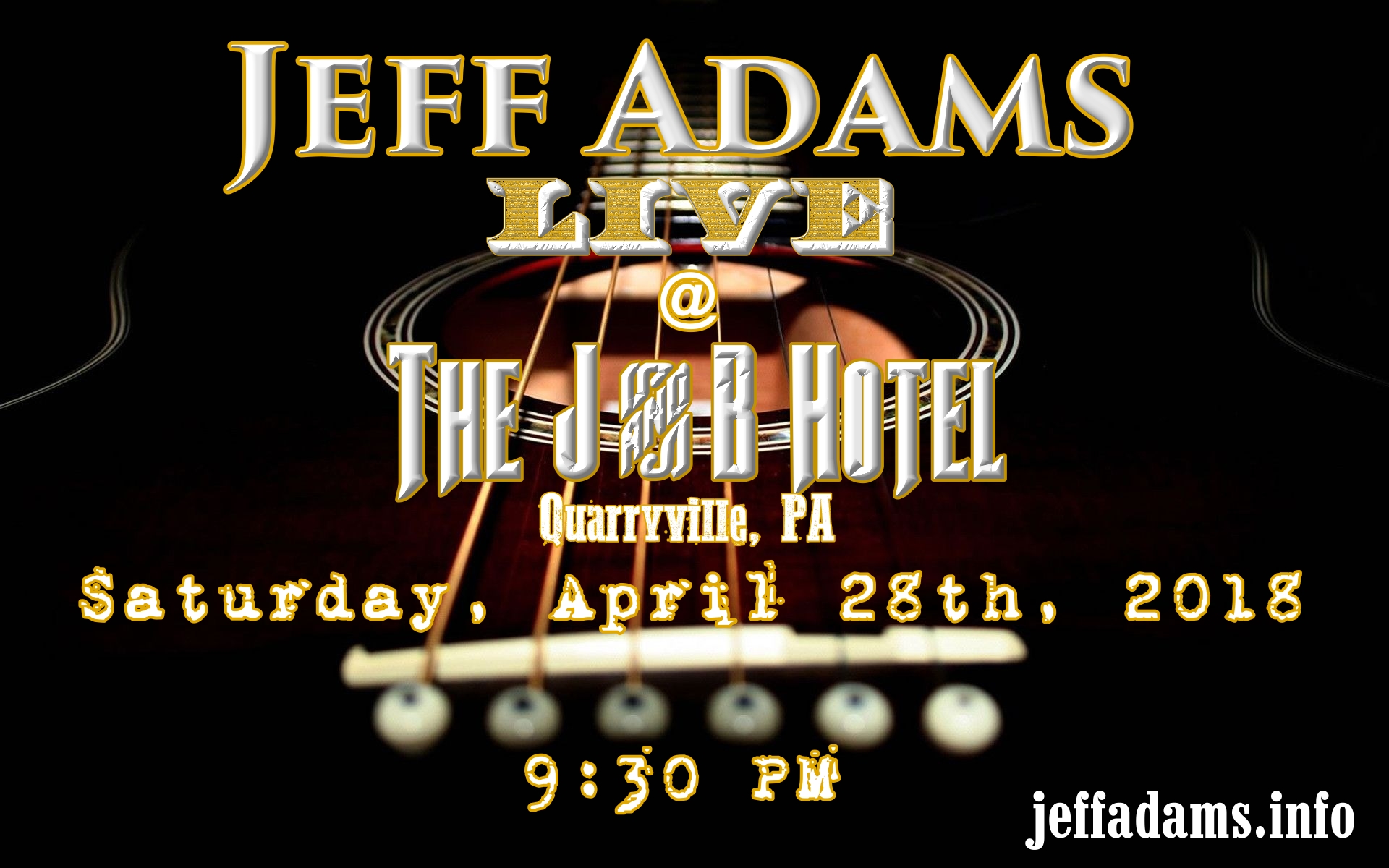 Jeff Adams @ The J & B 3/3